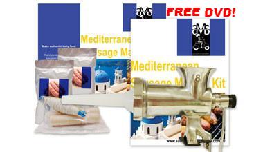 Deluxe Tre Spade Manual Sausage and Salami Making Kit - Includes Free Upgrade & Book - Sausages Made Simple