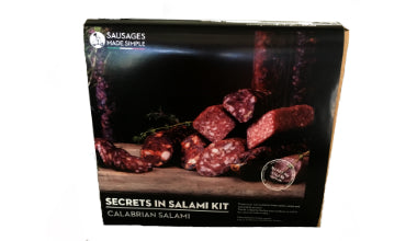 Calabrian Salami Making Recipe Gourmet Box Kit - Sausages Made Simple