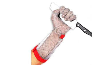 Stainless Steel Glove - Ring Mesh - Long Sleeve Glove - Sausages Made Simple